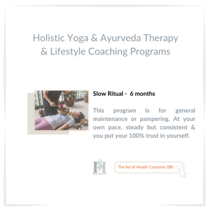 6- Months Slow Ritual Healing